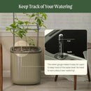 Vego garden Self Watering Pots Home Planters with Water Gauge for Effortless Indoor Plants Fog Gray by GreenHaven Gardens