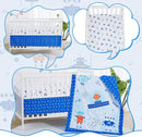 Viviland 3 Pieces Baby Bedding Set for Boy Girls, Baby Bedding Set for Newborn, Infant & Toddler - Robot by TinyTreasures Baby Boutique