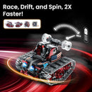 Sillbird Robot Building Kit with Remote Control Gifts for Kids Boys Ages 8-12, STEM Coding Robotic Technic Tracked Racer Car Toys for Birthday - Build 4in1 Model with 631 Pieces by TinyTreasures Baby Boutique