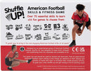 Shuffle Up American Football Card Game – Kids Outdoor Garden Games with 70+ Fun & Active Fitness Workout Cards, American Football Gifts for Boys & Girls, Fun Family Games by TinyTreasures Baby Boutique