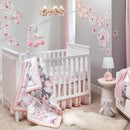 Lambs & Ivy Signature Botanical Baby Watercolor Floral 4-Piece Crib Bedding Set by TinyTreasures Baby Boutique