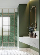 Dimoon 78.7''x15.7'' Green Skin Peel and Stick Wallpaper Contact Paper Modern Self Adhesive Wall Paper Removable Renter Friendly Textured Solid Color Vinyl Roll (78.7''x15.7'',Dark Green Skin) by GreenHaven Gardens