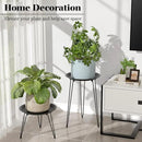 SUEH DESIGN Plant Stand Indoor, Metal Plant Stand Round Plant Table Heavy Duty Plant Stool Flower Pots for Indoor Outdoor Home Decor, 2 Pack Short & Tall by GreenHaven Gardens
