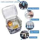 Breastmilk Cooler Bag with Ice Pack Fits 6 Baby Bottles Up to 9 Ounce, Baby Bottle Bag with Shoulder Strap for Nursing Mom Daycare, Floral by TinyTreasures Baby Boutique