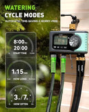 RAINPOINT Sprinkler Timer, 4 Outlets Hose Timer with Brass Inlet with Rain Delay/Manual/Automatic Controller System, Programmable Digital for Lawn Yard, 4 Zone by GreenHaven Gardens