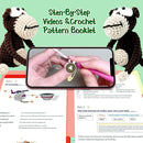 Utook Crochet Kit for Beginners, Crochet Animal Kit,Crochet Kits for Beginners Adults and Children, with Instructional Videos and Paper Tutorials, Handmade Crafts, Holiday Gifts (Orangutan) by TinyTreasures Baby Boutique