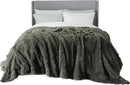 Bedsure GentleSoft Fluffy Olive Green King Size Blanket for Bed, Thick Soft Sherpa Faux Fur Fleece Bedding Fuzzy Plush Winter Warm Heavy Large King Blanket, Cozy Olive Gifts for Men Women, 108x90 by CozyNest Decor