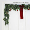 9FT Christmas Cedar Garland Artificial Real Touch Thickness Realistic Greenery Pine Garland for Mantle Fireplace Outdoor Indoor Christmas Decorations by CozyNest Decor