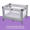 Baby Trend Lullaby Nursery Suite EZ-Fold Playard with Portable Rocking Lounger, Madrid Plaid by TinyTreasures Baby Boutique