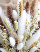 126pcs Dried Pampas Grass Decorations, Dried Flowers, Dried Bouquet in Vase, Reed Grass Bouquet for Boho Floral Wedding, Rustic Farmhouse Decor. (Vase Not Included) by CozyNest Decor