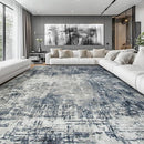 10x14 Area Rugs Large Living Room Rug Washable: Modern Abstract Rug Indoor Modern Carpet Non Slip for Dining Room Bedroom Nursery Home Office Blue/Grey by TinyTreasures Baby Boutique