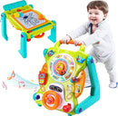 iPlay, iLearn 3 in 1 Baby Walker Sit to Stand Toys, Kids Activity Center, Toddlers Musical Fun Table, Lights and Sounds, Learning, Birthday Gift for 9, 12, 18 Months, 1, 2 Year Old, Infant, Boy, Girl by TinyTreasures Baby Boutique