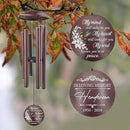 ASTARIN 36" Large Deep Tone Personalized Sympathy Wind Chimes, Memorial Wind Chime for Loss of Mother Father Loved One, Bereavement Gifts Decor Outdoor Patio Garden Graveyard by CozyNest Decor
