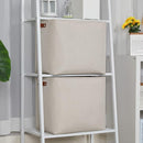 DULLEMELO Extra Large Storage Baskets, Fabric Storage Bins for Organizing Shelves Nursery Toys Books, Closet Baskets and Bins with Handles, Beige, 2-Pack by TinyTreasures Baby Boutique