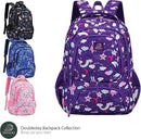 Girls Backpack - 17" Tall Large Elementary School Bag, Doubleday Collection, 24L Capacity, Dream Purple by TinyTreasures Baby Boutique