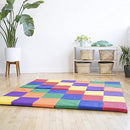 ECR4Kids SoftZone Patchwork Activity Mat, Folding Playmat, Assorted by TinyTreasures Baby Boutique