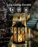 Homemory Solar Lanterns Outdoor Waterproof Hanging with Flickering Flameless Candles, 2 Pack Garden Outdoor Lantern Decorative for Patio Front Porch Backyard Balcony Cabin Outside (Bronze) by GreenHaven Gardens