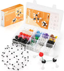 Organic Chemistry Model Kit-404 PCS,Portable Molecular Model Kit for Chemistry Classes,Atomic Element Model Set for Organic＆Inorganic Learning,Supply to Students ＆ Teachers by TinyTreasures Baby Boutique