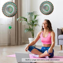 Wind Spinner Rich Love Mandala Wind Spinner Outdoor Hanging Wind Sculptures Kinetic 3D Metal Wind Catcher Yard Art Decoration Garden Decor Gifts for Women/Men/Mother/Father/Daughter/Grandma by GreenHaven Gardens