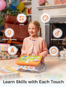 Interactive Electronic Learning Pad - Learn-to-Read System with 70 Sound Pages, Card-Insert for Alphabet, Words, Numbers, Music, Learning Activities for Kids 3-5 Years Old by TinyTreasures Baby Boutique