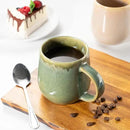 bestone Coffee Mugs Set of 4，15 oz Large Coffee Mugs, Ceramic Mugs with Handles,etc Coffee Mugs, Cups for Coffee Cereal Latte ，Microwave & Dishwasher safe，Vibrant Colors by CozyNest Decor