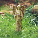 Topadorn Garden Statuary Outdoor Praying Angel Resin Figurines,Angel Collectible Sculptures,10" H by CozyNest Decor