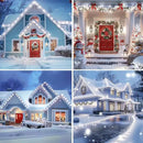 C9 Christmas String Lights White, 66ft 100 LED Faceted Christmas Lights on Green Wire, Large Bulb Strawberry String Lights for House Roof Roofline Christmas Tree Party Outdoor by GreenHaven Gardens