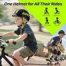 ZIFFY Kids/Toddler Bike Helmet, Adjustable, Lightweight, Safety Certified Scooter Helmet for Boys & Girls with Washable Inner Lining, 2 Sizes, 4 Colors – Fits Toddlers to Youth by TinyTreasures Baby Boutique