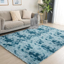 Luxury Area Rug, 6x9 Rugs for Living Room, Ultra Soft Rugs for Bedroom, Non-Slip Indoor Carpet for Nursery, Kids Room, Playroom, Home Decor, Tie-Dyed Blue by TinyTreasures Baby Boutique