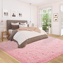 5x8 Area Rug for Living Room: Fluffy Shag Soft Washable Rugs Fuzzy Plush Indoor Carpet for Bedroom Nursery Playroom Dorm Kids Girls Boys Room (Pink, 5'x8') by TinyTreasures Baby Boutique