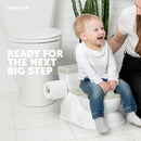 Real Feel 2-in-1 Potty with Wipes Storage, Flushing Sounds & Disposable Liners - Realistic Toilet - Easy to Clean & Assemble - Jool Baby (Sage) by TinyTreasures Baby Boutique