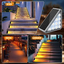 12 Pack Solar Stair Lights Outdoor Stair Lights with Waterproof IP67 LED Solar Light for Outside Light Decor for Stair, Deck, Front Step, Front Porch, Patio, Garden and Backyard by GreenHaven Gardens