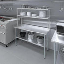 AmGood Double OverShelf Stainless Steel NSF - Many (60" Long x 14" Deep) by CozyNest Decor