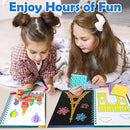 FUNNYB&G Foil Art Craft Activity for Kids - Gift for Girls Boys Crafts for Kids Fun Art Supplies DIY Creative Travel Toys, Birthday Gift Party Favor Toys for Girls 4 5 6 7 8 9 Years Old(Buildings) by TinyTreasures Baby Boutique