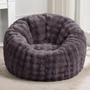 Hobestluk Bean Bag Chair Oversized Bean Bag Chair for Adults Donut-Shaped Large Bean Bag with Spacious Design for Living Room Bedroom or Reading Nook (Bubble Dark Grey) by CozyNest Decor