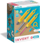 Makedo Invent | Upcycled Cardboard Construction Toolkit in Large Toolbox (360 Pieces) | STEM + STEAM Educational Toys for Classroom Learning | Resuable Tools for Boys and Girls Age 5+ by TinyTreasures Baby Boutique