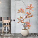 Artificial Mahonia Fortunei Tree 5FT,Tall Fake Plant Artificial Sumac Tree, Faux Plants Indoor Fake Plants Decor with Pots for Home Office Bathroom Bedroom Living Room Decorations Housewarming by CozyNest Decor