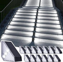 JSOT Solar Step Stair Lights Outdoor Waterproof for Yard Lighting Decor, 14 Pack Solar Powered Deck Fence Lights Outside, Solar Garden Lights for Backyard, Front Porch Step, Balcony, Wall, Patio by GreenHaven Gardens