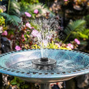 Solar Fountain Pump, Upgrade 1.8W Solar Fountain for Bird Bath with 6 Spray Patterns, Floating Solar Powered Water Fountain Pump for Bird Bath, Garden, Pond, Pool, Outdoor by GreenHaven Gardens