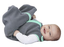 Sleep nest Fleece Baby Sleeping Bag, Lake Green, Small (0-6 Months) by TinyTreasures Baby Boutique