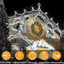 300 LED Solar Rope Lights Outdoor 99 FT Bright Solar Garden String Lights Durable 8 Modes Outdoor Fairy Lights Waterproof Solar Garden Decorative Lights for Fence Patio Decor (White) by GreenHaven Gardens
