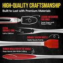 Kaluns BBQ Grilling Accessories, Grilling Gifts for Men Dad, Grill Tools for Outdoor Grill, Heavy Duty Stainless Steel Grill Set with Spatula, Tongs, Fork, Brush, & Grilling Mat, Best BBQ Gifts by GreenHaven Gardens