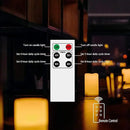 CANDLE CHOICE Waterproof Outdoor Battery Operated Flameless Candles with Remote Timer Plastic Flickering Fake Electric LED Pillars for Lantern Garden Wedding Christmas Decorations 3x4 Inches 3 PCS by GreenHaven Gardens