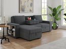 91-inch Reversible Sectional Sleeper by CozyNest Decor