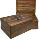 Life Tree Box Personalized - Large Keepsake Box, 5 Year Wedding Gift Anniversary for Men/Women, Acacia Wood Decorative Chest, Handmade Memory Boxes with Custom Hidden Message, 11.5 x 8.5 x 5.5 in by TinyTreasures Baby Boutique