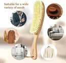 BFWood Clothes Brush - Bristle Lint Brush for Suits, Cashmere, Wool, Velvet, Suede and Pet Hair - Large Beech Wood Handle by CozyNest Decor