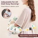 Momcozy Pioneering Safety Fence Nursing Pillow for Breastfeeding- Wider Feeding Pillows for More Support for Mom & Baby- Easier Nursing & Hand Free- Fit for All, Removable Cotton Cover by TinyTreasures Baby Boutique