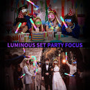 272 PCs Glow Party Supplies, 24 Foam Glow Sticks, 24 LED Glasses and 200 Glow Sticks ＆ Bracelets, 12 Glow sticks headband 12 Fiber Optic Hair Light，Glow Neon Party Favors for Wedding, Concert, Raves by TinyTreasures Baby Boutique