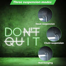 Don't Quit LED Neon Sign for Wall Decor, DO IT Neon Lights Party Decorations, USB Powered Switch LED Lights Adjustable for Office, Gym, Man Cave, Gamer Room Decor by CozyNest Decor