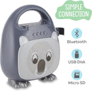 Singimals Kids Karaoke Speaker with Microphone - Unleash Your Child's Inner Superstar, Bluetooth v5.1, 12H Playtime, 5W Speaker, Multicolor LED Lighting, Kubby The Koala by TinyTreasures Baby Boutique